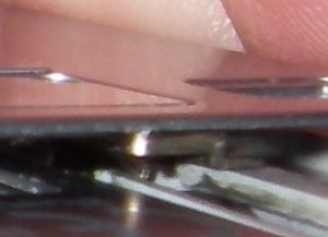 Close Up of a Bottom Section Slider